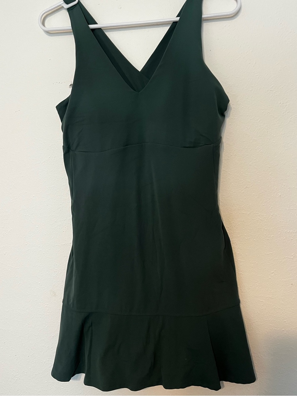 all in motion Dark Green V-Neck Mini athletic Dress